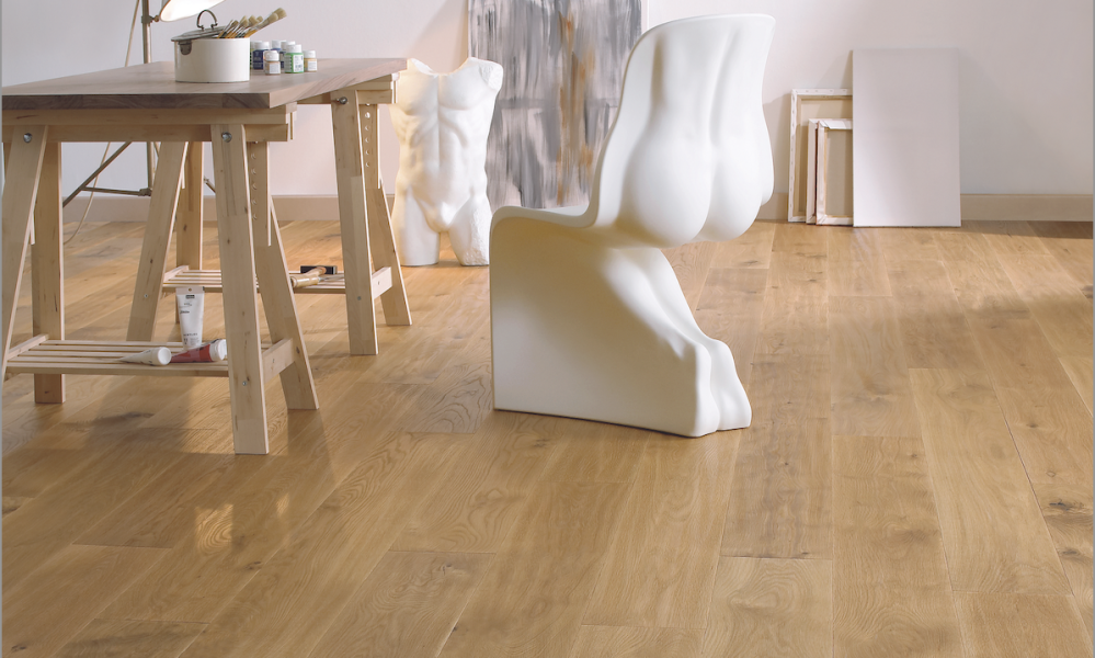 Réalisation parquet chêne massif Réalisation parquet chêne massif